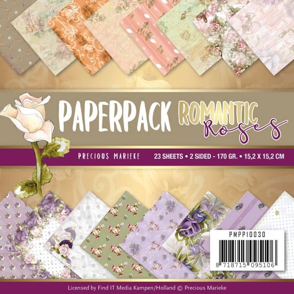 Precious Marieke Precious Marieke - Romantic Roses Paper Pack