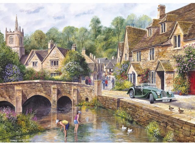 Gibsons Gibsons Castle Combe 1000 Piece jigsaw Puzzle Terry Harrison G6070