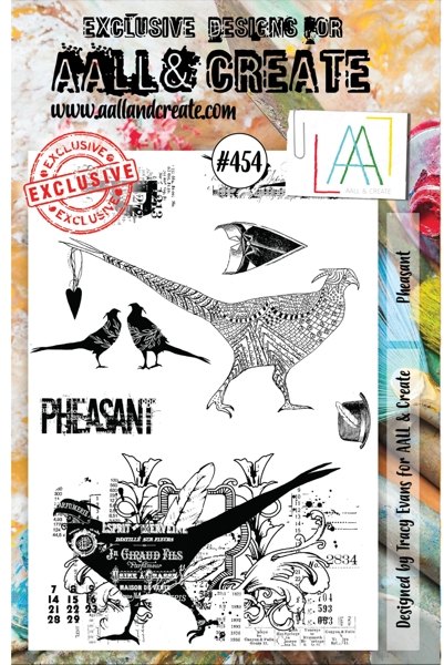 Aall & Create Aall & Create A5 Stamp #454 - Pheasant