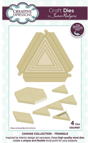 Creative Expressions Creative Expressions Jamie Rodgers Canvas Collection Triangle Die