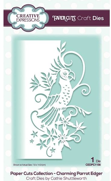 Creative Expressions Creative Expressions Paper Cuts Edger Charming Parrot Craft Die