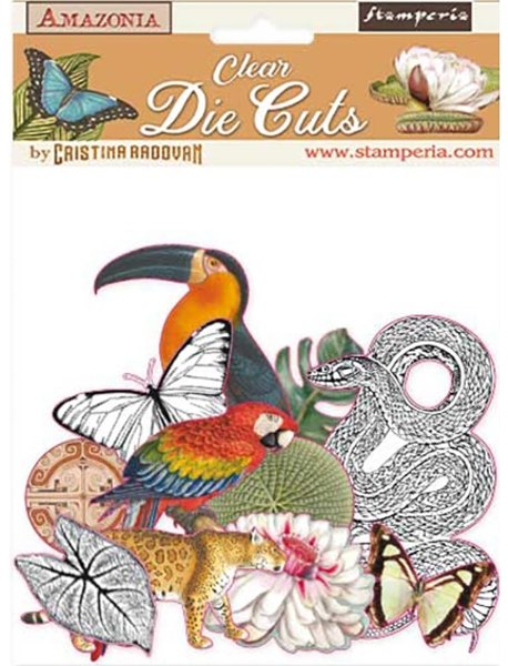 Stamperia Stamperia Clear Die cuts - Amazonia DFLDCP03