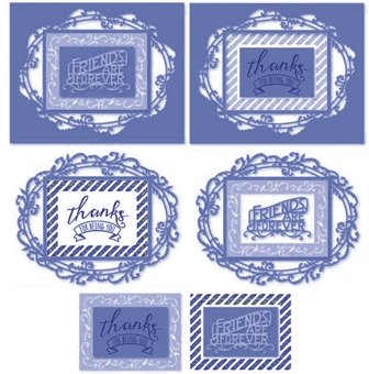Tonic Studios Tonic Studios Indulgence Friends Are Forever Die and Stamp Set