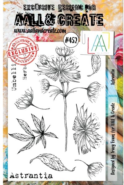 Aall & Create Aall & Create A5 Stamp #452 - Astrantia