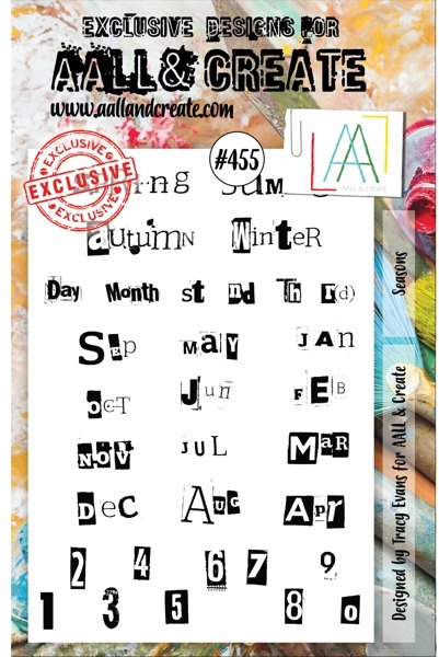 Aall & Create Aall & Create A5 Stamp #455 - Seasons