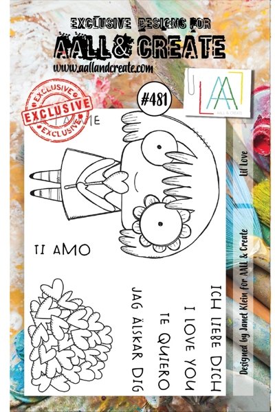 Aall & Create Aall & Create A7 Stamp #481 - Lil Love