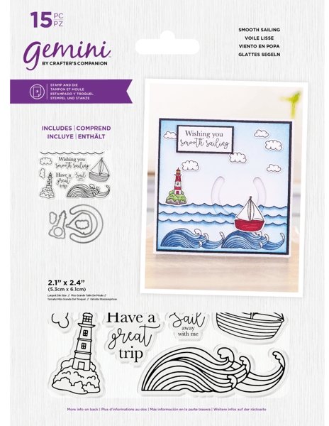 Crafter's Companion Gemini - Stamp & Die - Smooth Sailing