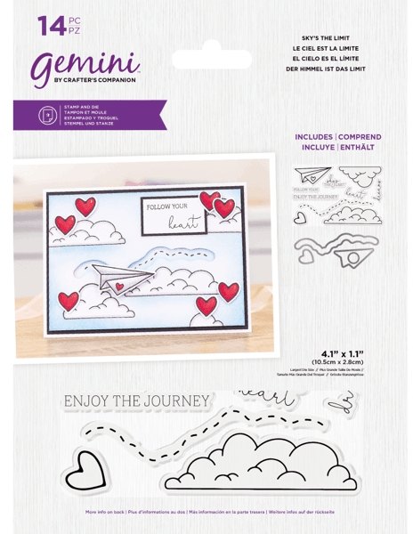 Crafter's Companion Gemini - Stamp & Die - Sky's The Limit