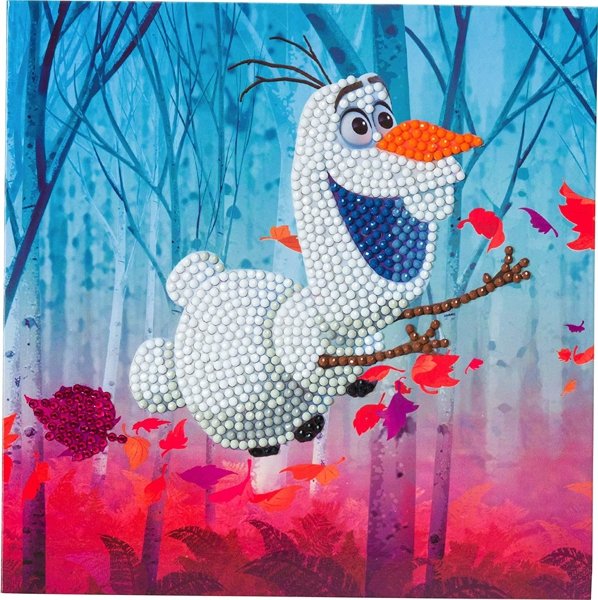 Craft Buddy Craft Buddy Disney Frozen Floating Olaf 18x18cm Crystal Art Card Kit CCKDNY801