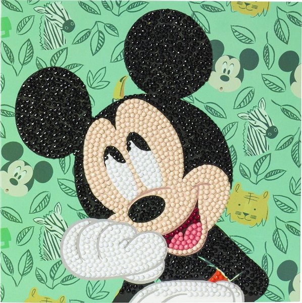 Craft Buddy Craft Buddy Disney Happy Mickey 18x18cm Crystal Art Card Kit CCKDNY805