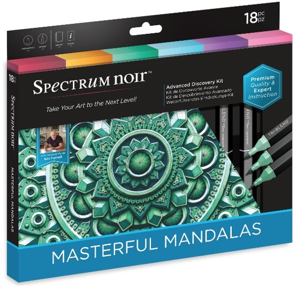 Crafter's Companion Spectrum Noir Adv Discovery Kit - Masterful Mandalas