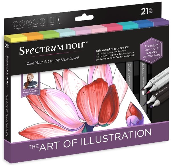 Crafter's Companion Spectrum Noir Adv Discovery Kit - Art of Illustration