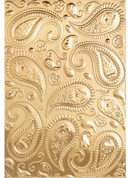 Sizzix Sizzix 3-D Textured Impressions Embossing Folder Paisley by Georgie Evans 664796
