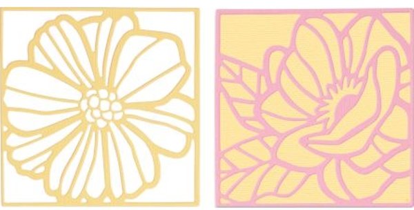 Sizzix Sizzix Thinlits Die Set 3PK Floral Card Fronts by Olivia Rose 665177