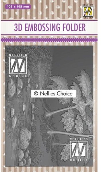 Nellie Snellen Nellies Choice 3D Emb. folder - Waterfall EF3D018 105x148mm