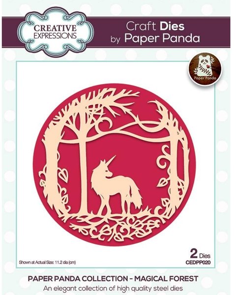 Creative Expressions Creative Expressions Paper Panda Magical Forest Craft Die