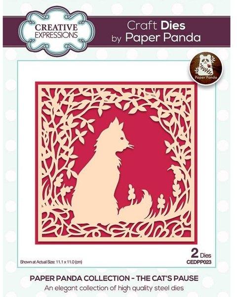 Creative Expressions Creative Expressions Paper Panda The Cats Pause Craft Die