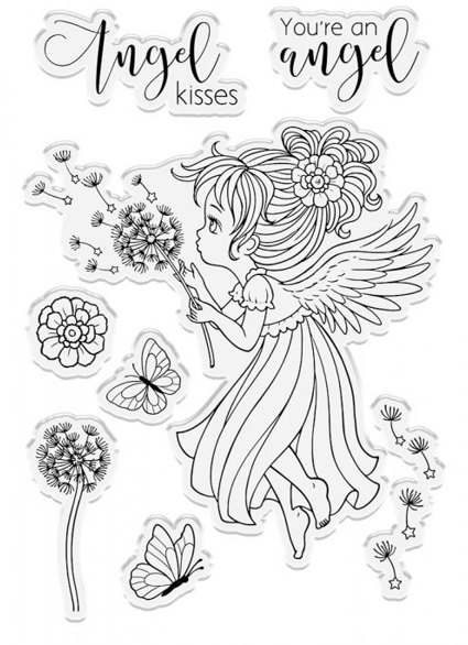 Crafter's Companion Conie Fang Angel Inspiration - Stamp & Die - Angel Whispers