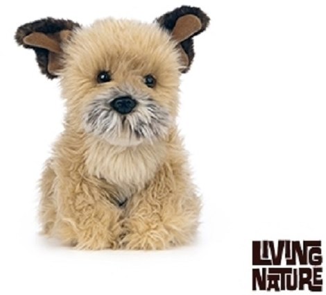 Living Nature Living Nature 20cm Border Terrier Soft Toy Dog Puppy AN565