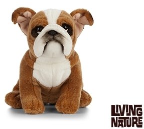 Living Nature Living Nature 20cm English Bulldog Soft Toy Dog Puppy AN453