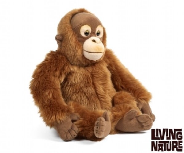 Living Nature Living Nature 30cm Orangutan Soft Toy with Tag AN393