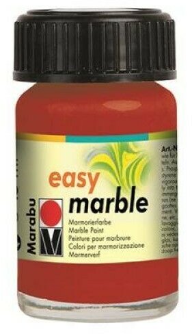 Marabu Marabu Easy Marble 15ml Ruby Red 038 - 4 For £11.99