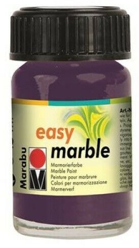 Marabu Marabu Easy Marble 15ml Aubergine 039 - 4 For £11.99