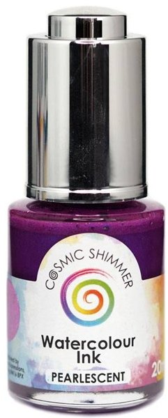 Creative Expressions Cosmic Shimmer Pearlescent Watercolour Ink Radiant Orchid 20ml 4 For £14.99