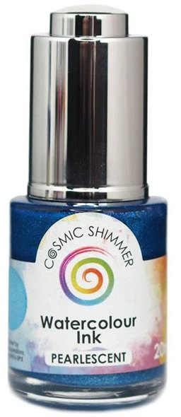Creative Expressions Cosmic Shimmer Pearlescent Watercolour Ink Cerulean Blue 20ml 4 For £14.99