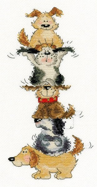 Bothy Threads Bothy Threads Top Dog Margaret Sherry Counted Cross Stitch Kit XMS28
