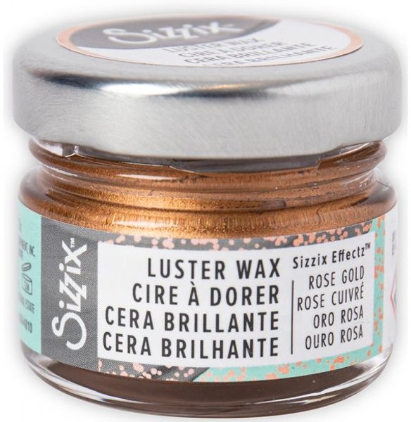 Sizzix Sizzix Effectz - Luster Wax, Rose Gold, 20ml £4 Off Any 3