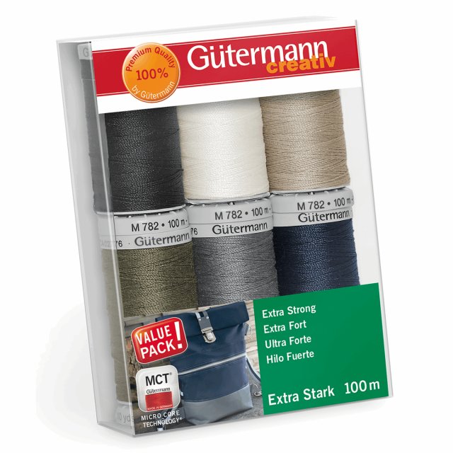 Gütermann Sewing thread set Extra Strong 6x100m - 1pc