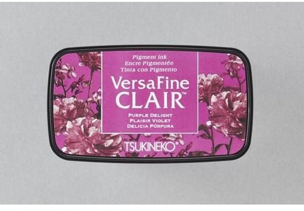 Craft Emotions Versafine Clair Ink Pad Vivid Purple Delight VF-CLA-101 4 For £20