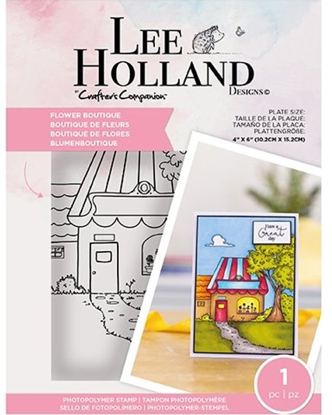 Crafter's Companion Lee Holland Photopolymer Stamp - Flower Boutique
