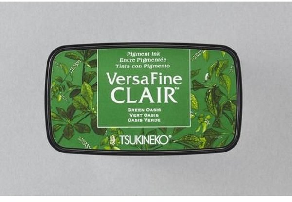 Tsukineko Versafine Clair ink pad Vivid Green Oasis VF-CLA-501 4 For £20