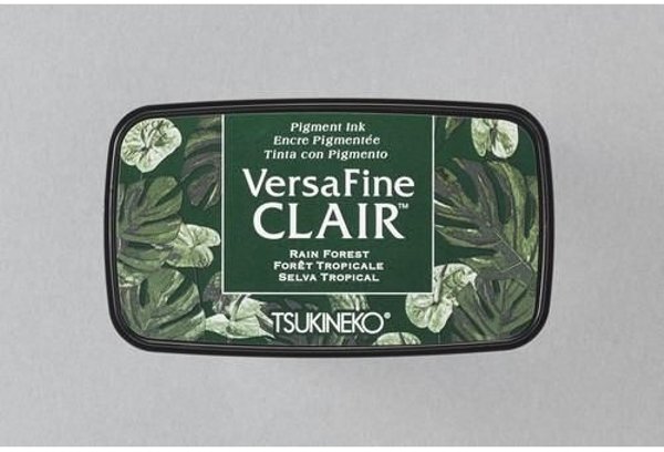 Craft Emotions Versafine Clair ink pad Dark Rain Forest VF-CLA-551 4 For £20