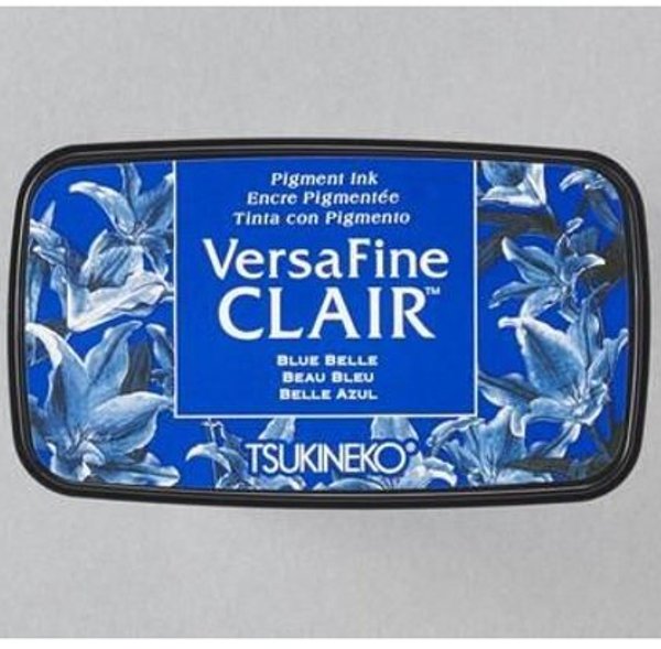 Craft Emotions Versafine Clair ink pad Vivid Blue Belle VF-CLA-601 4 For £20