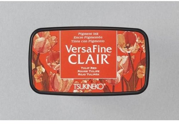 Craft Emotions Versafine Clair ink pad Vivid Tulip Red VF-CLA-702 4 For £20