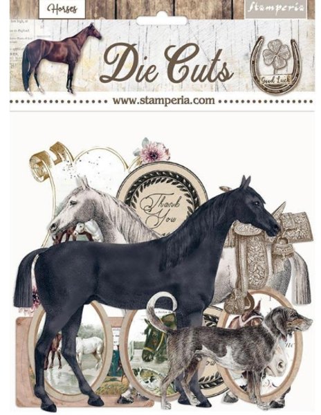 Stamperia Stamperia Die Cuts Assorted - Romantic Horses DFLDC40