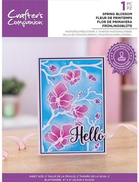 Crafter's Companion Crafters Companion Photopolymer Stamp - Spring Blossom