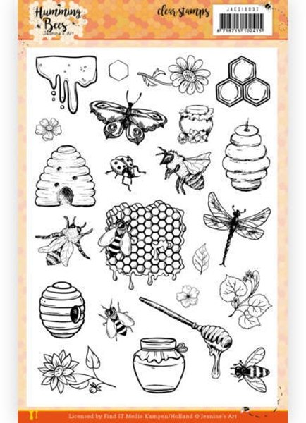 Jeanine's Art Jeanine's Art - Humming Bees Clear Stamp
