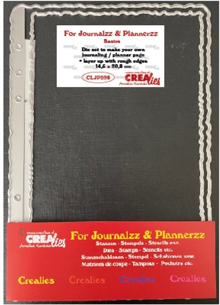 Crealies Crealies Dies: Journaling/Planner page + Layer Up (Rough Edges) CLJP996