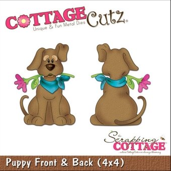 Cottage Cutz Cottage Cutz Puppy Front and Back Die Set