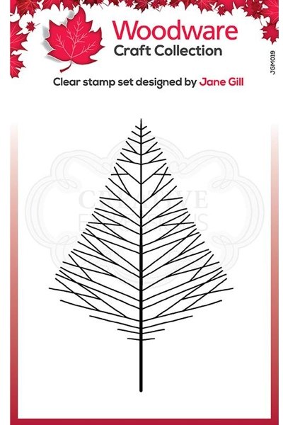 Woodware Woodware Clear Singles Mini Wide Twiggy Tree 3.8 in x 2.6 in Stamp