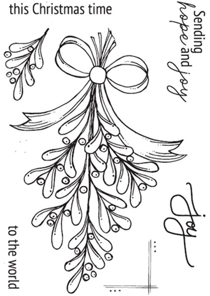 Julie Hickey Julie Hickey Designs - Under the Mistletoe Stamp Set JH1050
