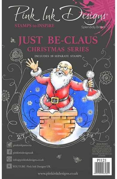 Pink Ink Pink Ink Designs Just Be-claus A5 Clear Stamp