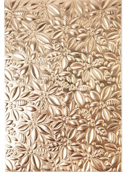 Sizzix Sizzix 3-D Textured Impressions Embossing Folder - Holly