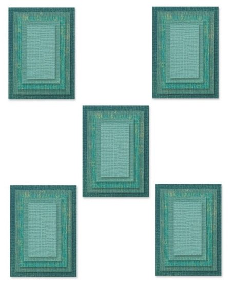 Sizzix Sizzix Framelits Die Set 25PK - Stacked Tiles, Rectangles