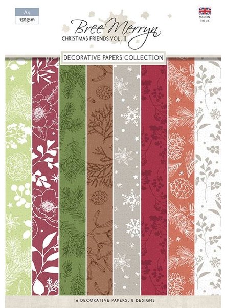 Creative Expressions Bree Merryn Christmas Friends Vol 2 – Decorative Papers