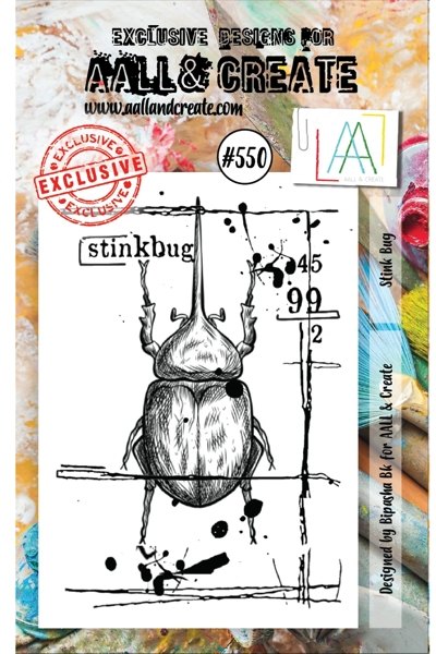 Aall & Create Aall & Create A7 Stamp #550 - Stinkbug